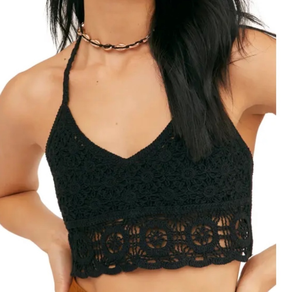 New FREE PEOPLE Intimately Fp Sydney Crochet Bralette size small
